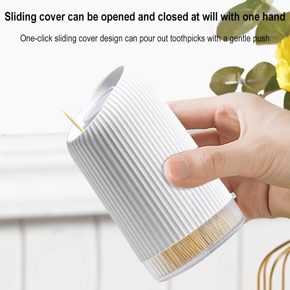 Portable Toothpick Holder Pocket Toothpick Dispenser Storage Bucket With 300 Toothpick Room Convenient Toothpick Life Box
