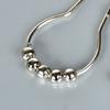 6 pcs/pack Bath Curtain Rollerball Shower Curtain Rings Hooks