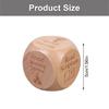 Set of 6 Decision Making Dices Set Party Entertainment Dices Game Accessory For Friend Family Gathering Choice Making Tool