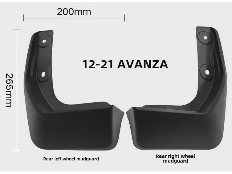 Kompatibler Kotflügel für Toyota Avanza 2022 (Passend für Modelle 2012–2021)