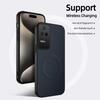 Carbon Fiber Texture Wireless Charging Magnetic Case For Xiaomi Poco F4 PocoF4 ShockProof Phone Cover