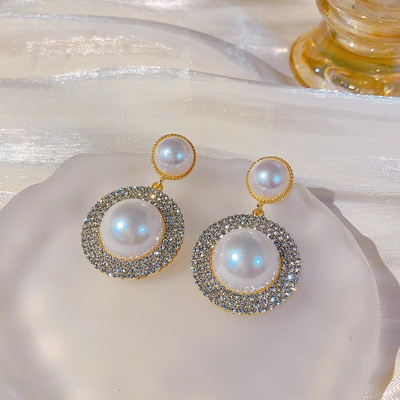 Meier French-style Faux Pearl Earrings - Women's Luxury, High-end, Niche Earrings - S925 Hot-selling Alloy Studs