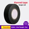 Nastro Adesivo in Flanella Flannelette 25MM*15M per Cablaggi Auto Anti-Rattles Nastro Autoadesivo in Feltro Strumenti per Riparazione Auto