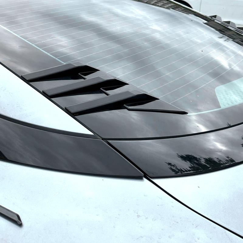 Car Rear Windshield Sticker Decoration Accessory Side Spoiler Splitter Trim Triangle Louver Window Sunshade Windshield for Cars