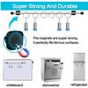 Magnetic Rod Set Multipurpose Magnetic Flip Calendar Holder Calendar Pocket Chart Easel Stand White Board Refrigerator Accessories