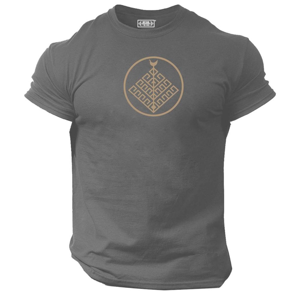 Yggdrasil T Shirt Gym Clothing Bodybuilding Workout Mma Vikings Thor Gymwear Top