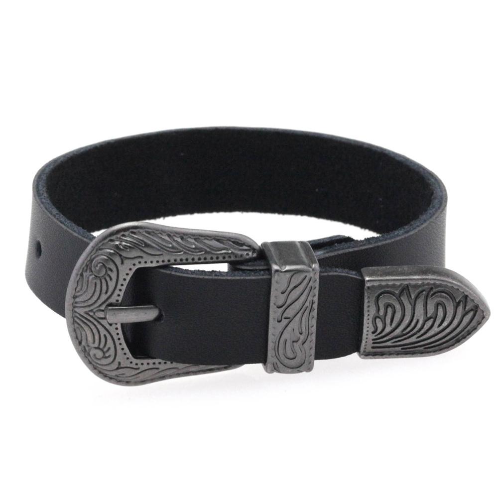 Heart Cat Bat Rock Gothic PU Leather Wrap Bracelet Bangle For Women Men Punk Fashion Hip Hop Harajuku Cat Heart Charm Bracelet