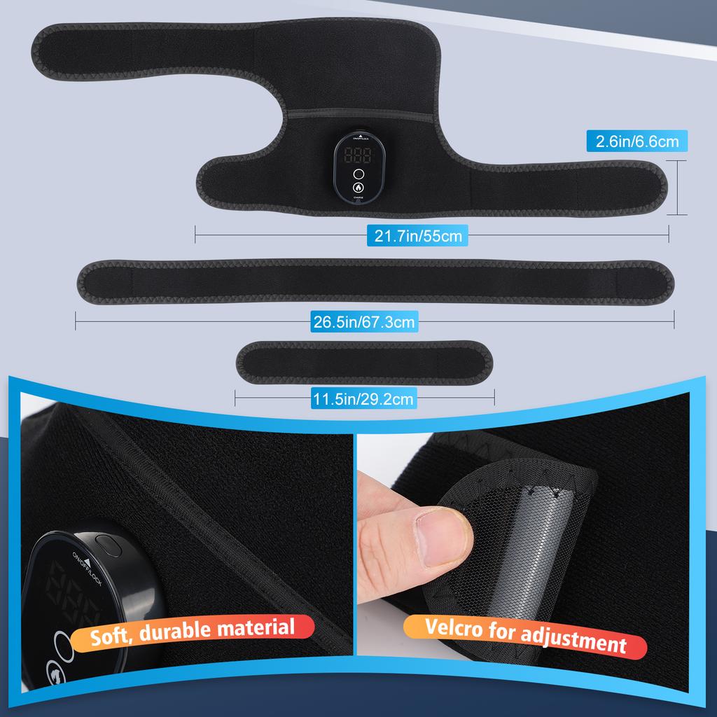 Wireless Electric Heating Shoulder Protection Knee Pad Hot Compress Elbow Joint Support Warming Shoulder Brace Arthritis Massage