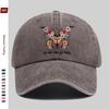 Pc Retro Bohemian Style Butterfly Floral Print Baseball Cap Cartoon Printed Design Golf Hat Home Leisure Decor Hat Comfortab