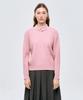 LESONNET Duke Cable Knit Pullover Pink
