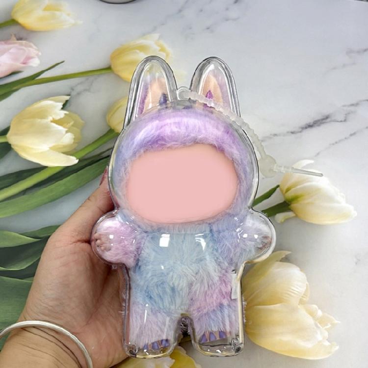 Clear Display Cover for 3rd Plush Figure Doll Hanging Plush Doll Case Model Figure Holder for Plush Doll Displaying