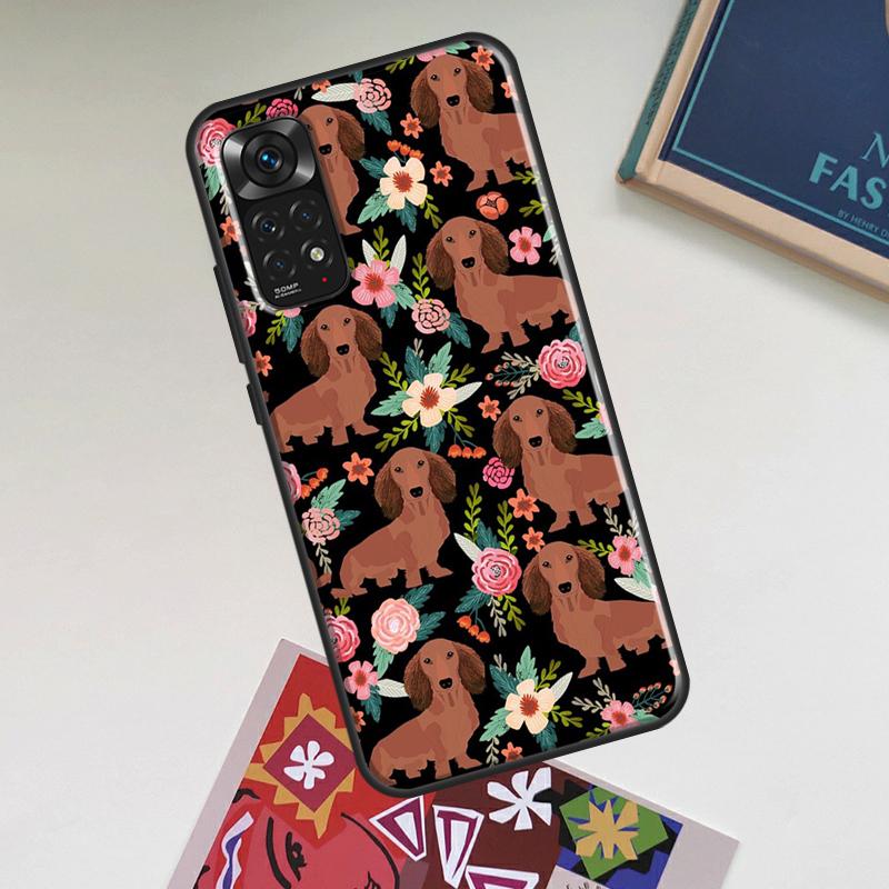 Dachshund Dog Case For Xiaomi Redmi Note 12 Pro Plus 8 9 10 11 Pro 8T 9S 10S 11S 12S 9C 10A 10C 12C Cover