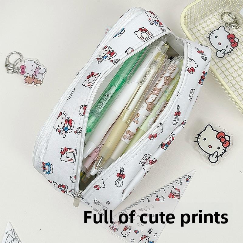 Estuche Hello Kitty Pochacco Capibara De Gran Capacidad Para Estudiantes Y Material Escolar