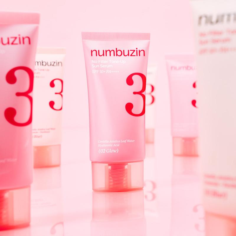 NUMBUZIN No.3 No Filter Tone-Up Sun Serum SPF 50+ PA++++ 50ml