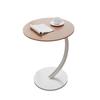 Round Side Table Modern Couch Sofa Bed Small C-Shaped End Table Office Living Room Bedroom Bedside Coffee Desk Multifunctional Nightstand