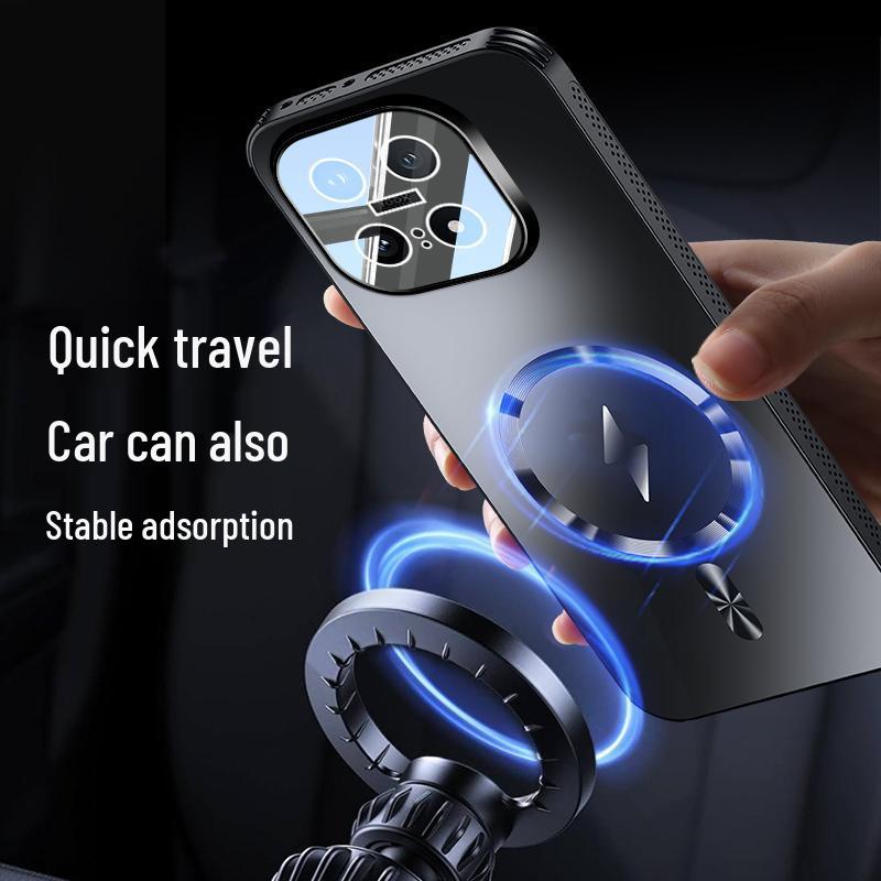 IQOO15 Magnetic Honeycomb Heat Dissipation Lens-Integrated Protective Case