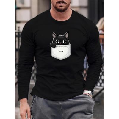 Great for Winter Sleep & Indoor Movie Nights, Cozy & Low-Maintenance, Men's Long Sleeve Shirt, Relaxed Fit