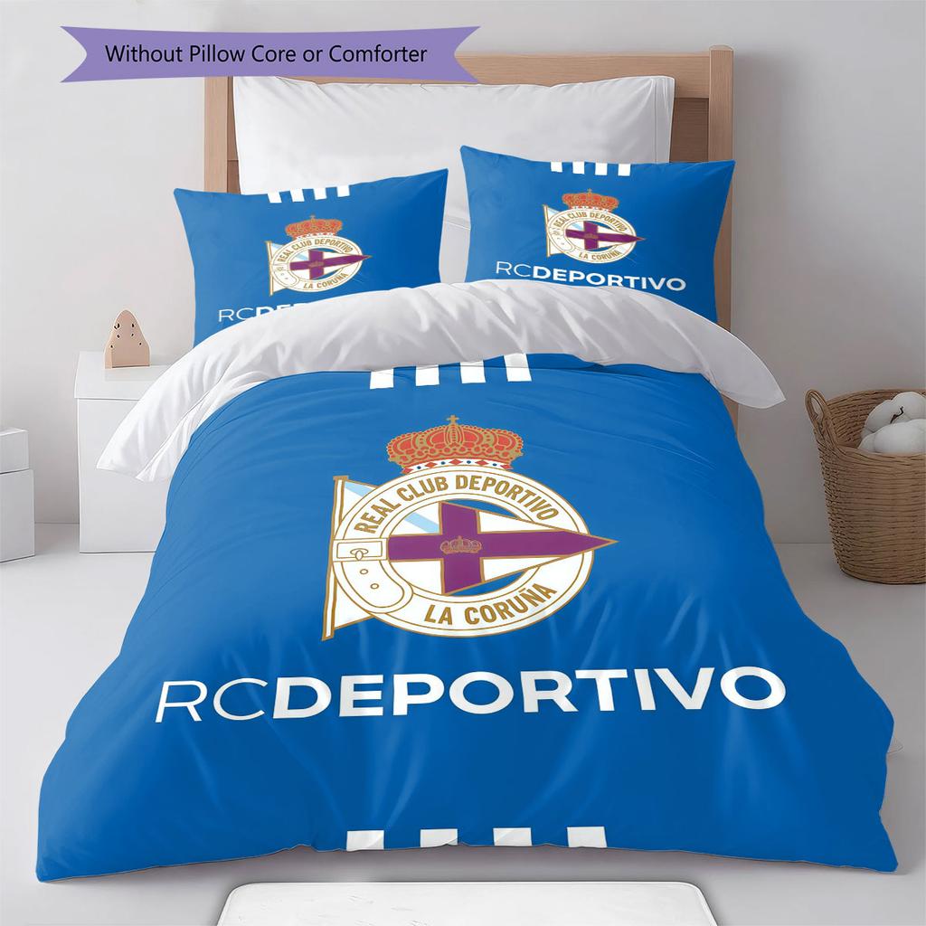 Deportivo poster Bedding Quilt Set Quilt Cover Pillowcase Home Decoration Birthday Gift (1 * duvet cover + 2 * pillowcase, without core)