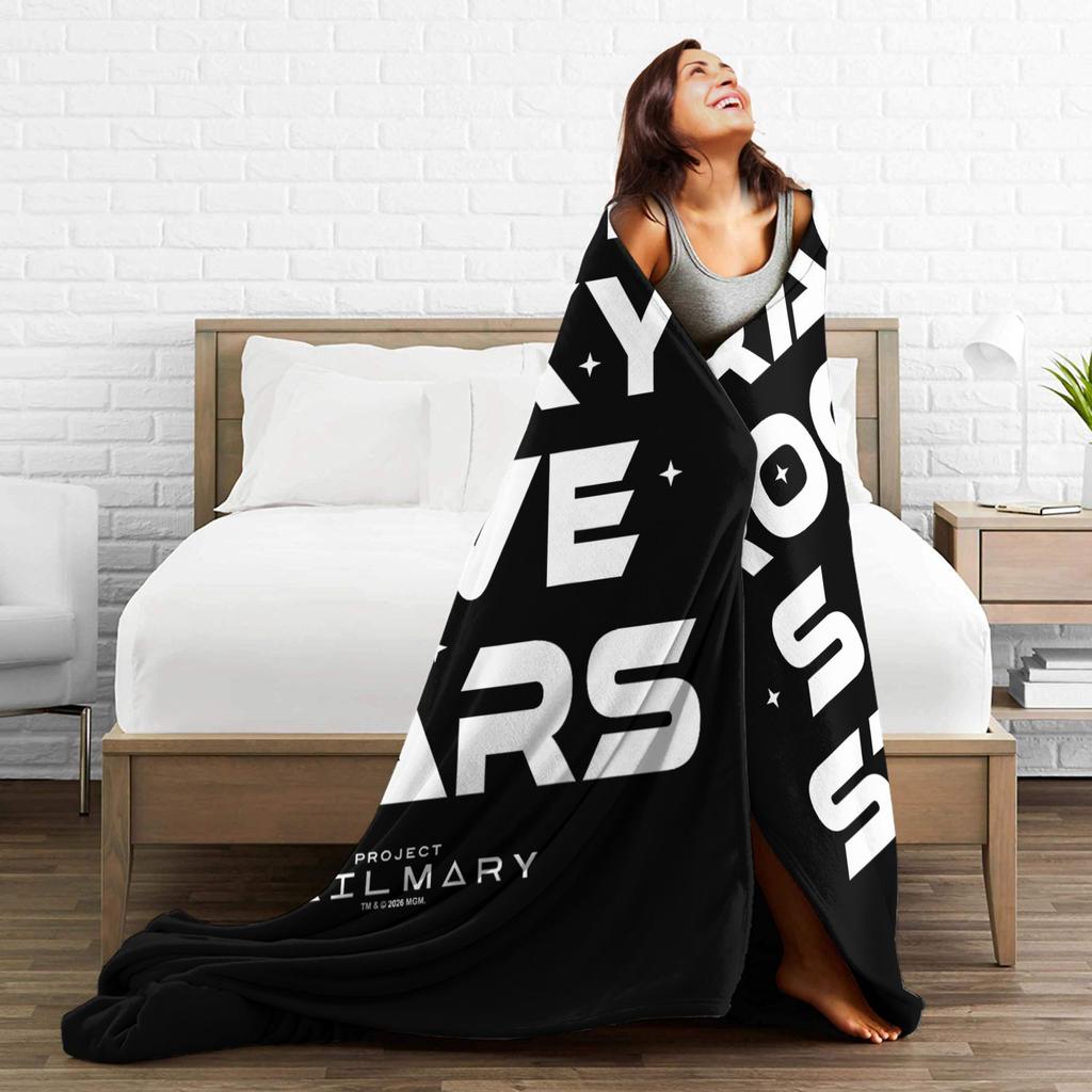 Project Hail Mary Grace Eridani-Rocky Star Fashion Blankets Poster Flannel Throw Fashion Blanket Sofa Decoration Soft Warm Bedspreads Porta