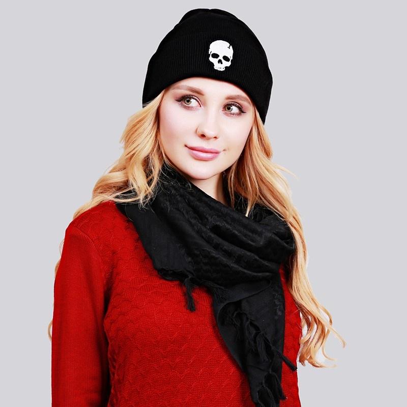 Buy Men Printed Knitted Beanies Rock 
