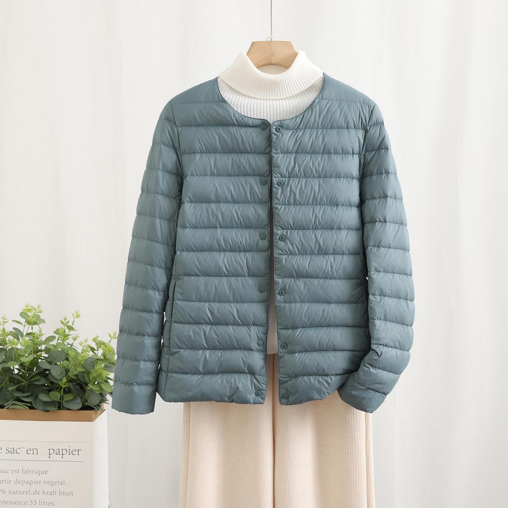 New autumn and winter down light down jacket women's ultra-light short wear compression portable liner jacket