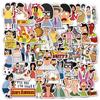 50Pcs Bobs Burgers Stickers Funny Cartoon Animation Sticker Toy Scraobook Fridge Luggage Laptop Guitar Car Bike Decals