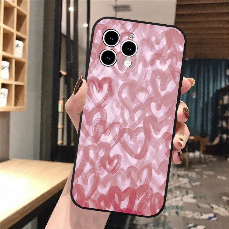 Heart love Phone Case For iphone 17 Pro Max Air 16 15 14 13 Pro Max 15 16 Pro 15Plus iphone 16