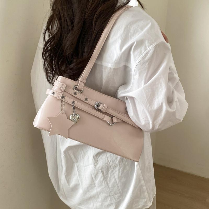 Elegante kleine Tasche - Einzelne Umhängetasche mit Riemen unter dem Arm - Kleine Handtasche für die Arbeit