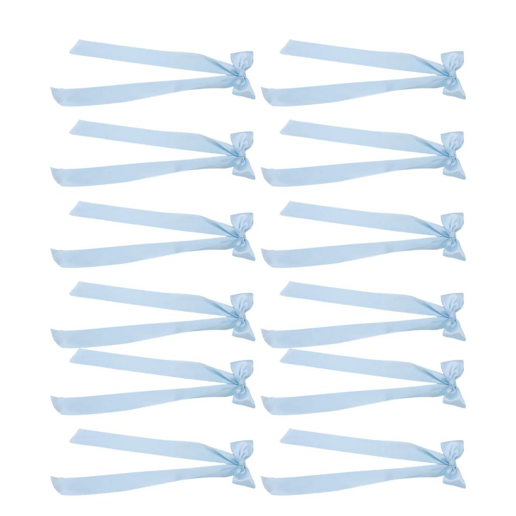 12pcs Candlestick Bows Decor 13 Inch Large Coquette Decorations Bows for Table Self Adhesive Wedding Bridal Shower