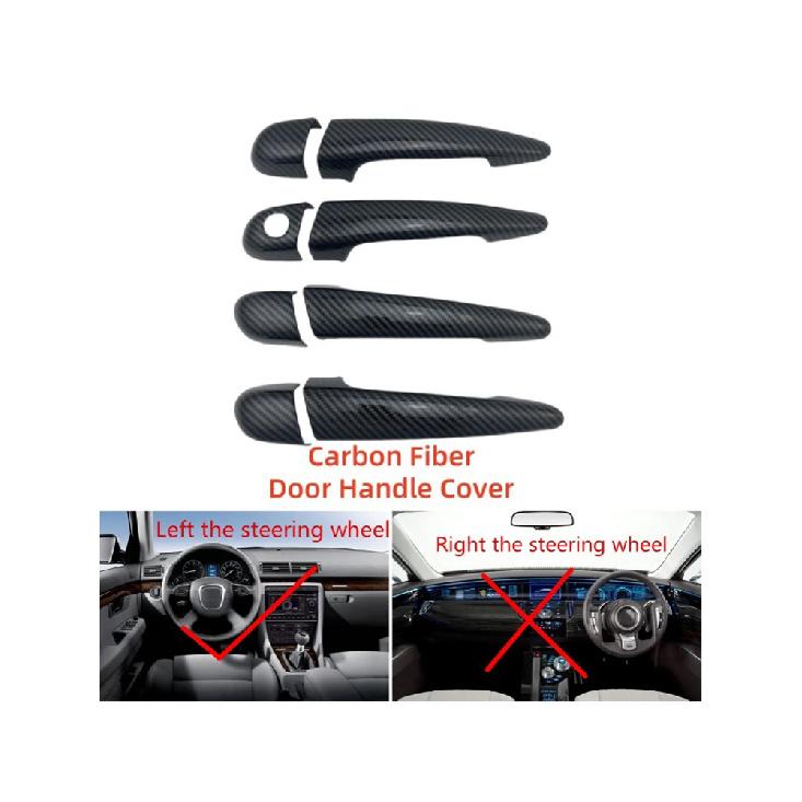 Carbon Fiber Doors Car Upgrade Door Handle Cover Trim For BMW E46 330 330ci M3 1996 1997 - 2005 Car Modification