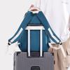 Men Contrast Backpack Large Capacity Student Schoolbag Women Travel Backpack