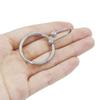 Titanium Alloy Stainless Steel Male Cross-Border Cock Ring - No Piercing Needed, Large Round Ring Design.