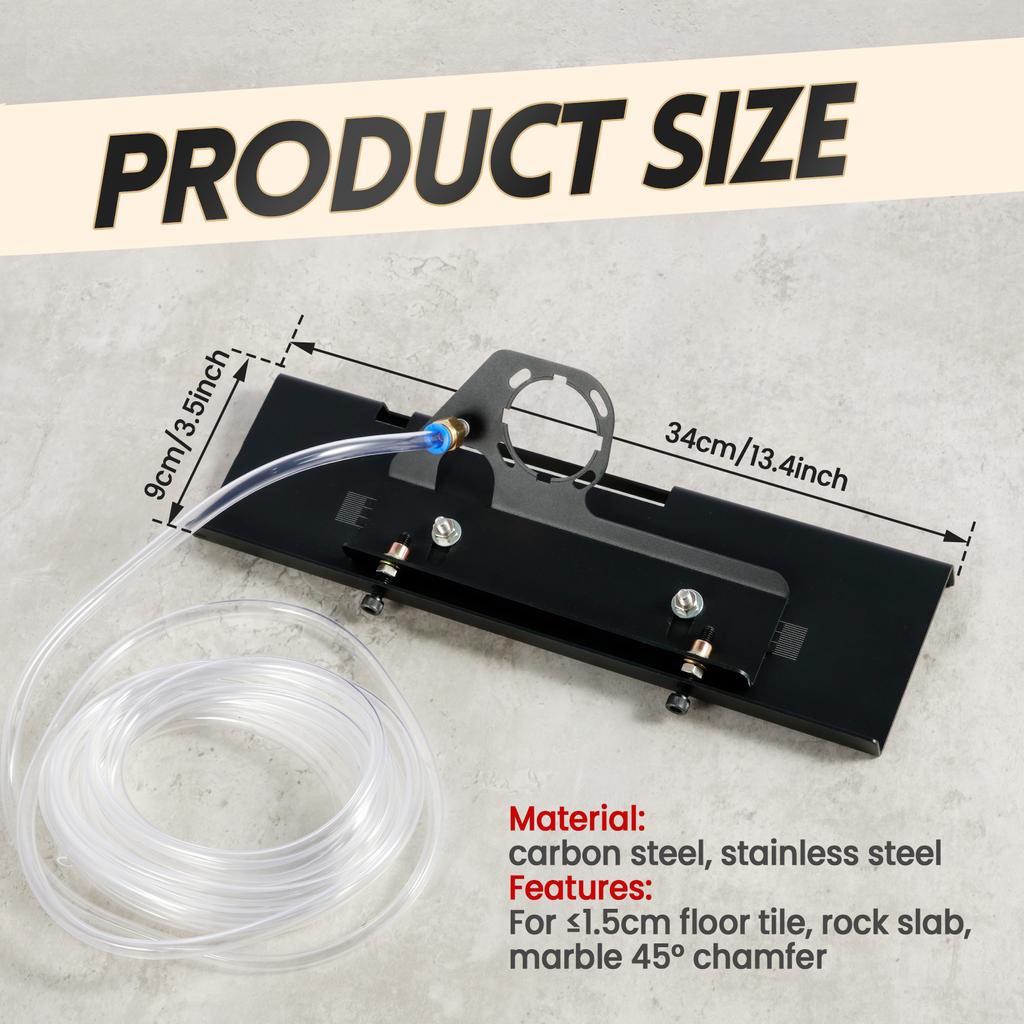 Úhlová bruska typu 100 Stojanový držák pro 45stupňové zkosení dlaždic Nastavitelné sedlo řezačky dlaždic pro řezání a zkosení dlaždic a kamene