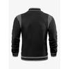 Giacca Casual da Uomo, Giacca Sportiva, Cardigan di Velluto, Top Spliced con Collo Rialzato, Giacca da Baseball