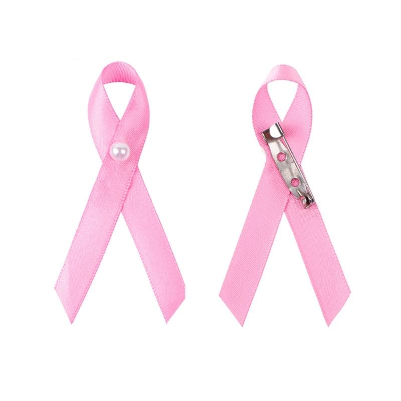 Set mit 200 Schleifenbrosche Pins Wunderschöne Designs Rosa Schleife Emaille Pin Pins zur Gesundheitsaufklärung für Brustkrebs-Aufklärung