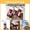 Unique Red And Black Plaid Christmas Stockings With Whimsical Snowflake And Reindeer Patterns For Holiday Cheer