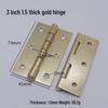 Flat Crown Hinges in Gold, Silver, Antique Bronze - Available in 1.5, 2, 3, & 4-inch Sizes
