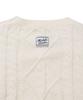 Michikoleondeonkosino Fisherman Cable Wool Knit Cream