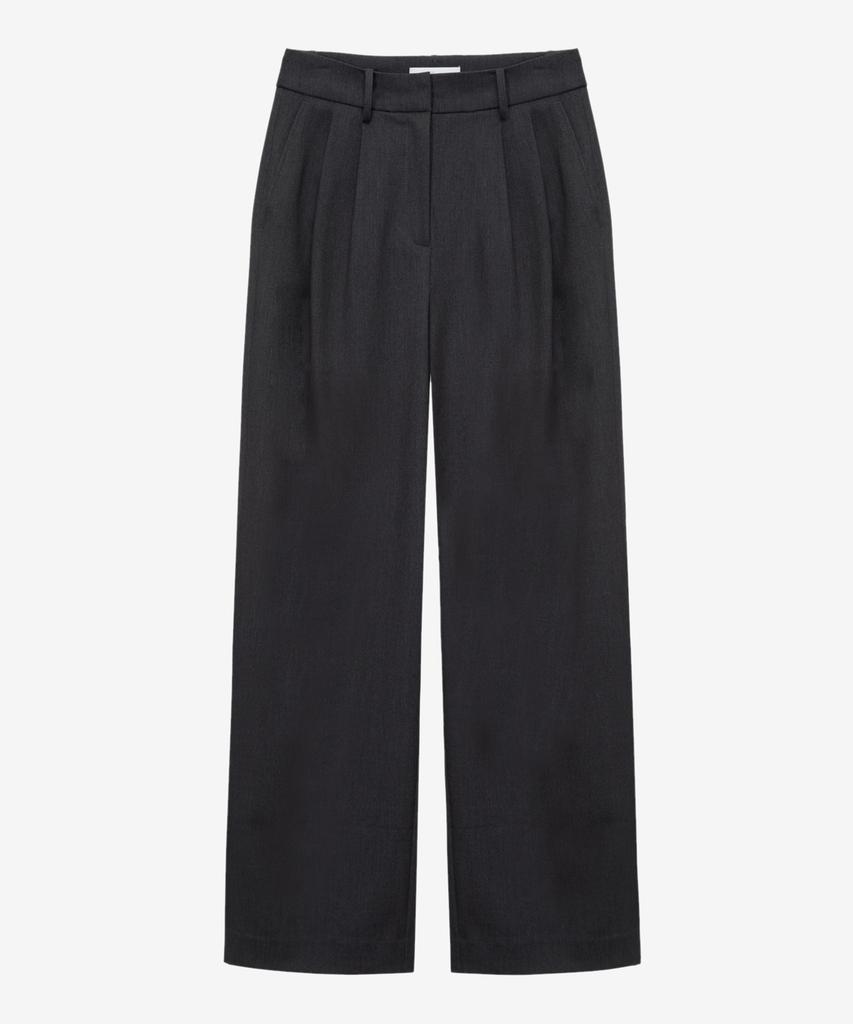 MIND BRIDGE WOMEN [On][W][Double Pleat Option] Four Seasons Daily Wide Slacks - 2 Colors