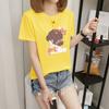 Women's short-sleeved t-shirt women's summer new Korean version cartoon student crew-neck bottoming shirt
