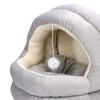 Cat Tent Bed for Indoor Cats or Small Dogs Machine Washable Super Soft with Removable Cushion