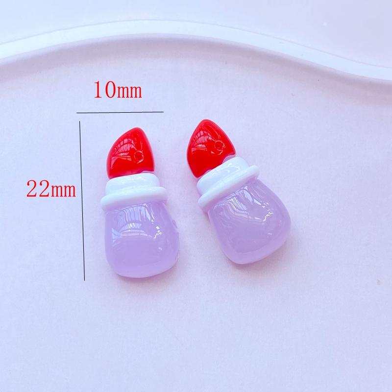 

10Pcs New Mini Cute Cosmetics Series Flat Back Resin Scrapbooking DIY Jewelry Craft Decoration Accessorie