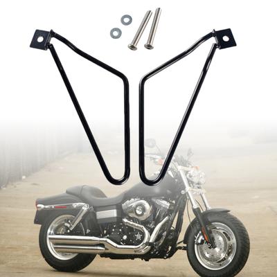 2 szt. Torba podsiodłowa Trwałość Wymiana Czarne pręty odporne na ścieranie Wysokie uchwyty mocujące do sakwy motocyklowej dla