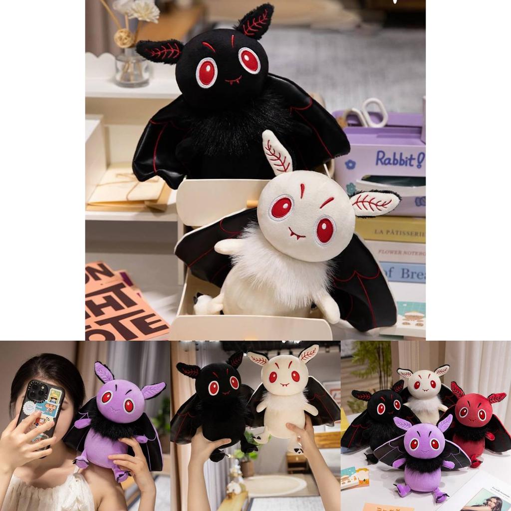 Enchanting Dark-themed Moth Plush Toy Perfect For Halloween Decoration And Gifts