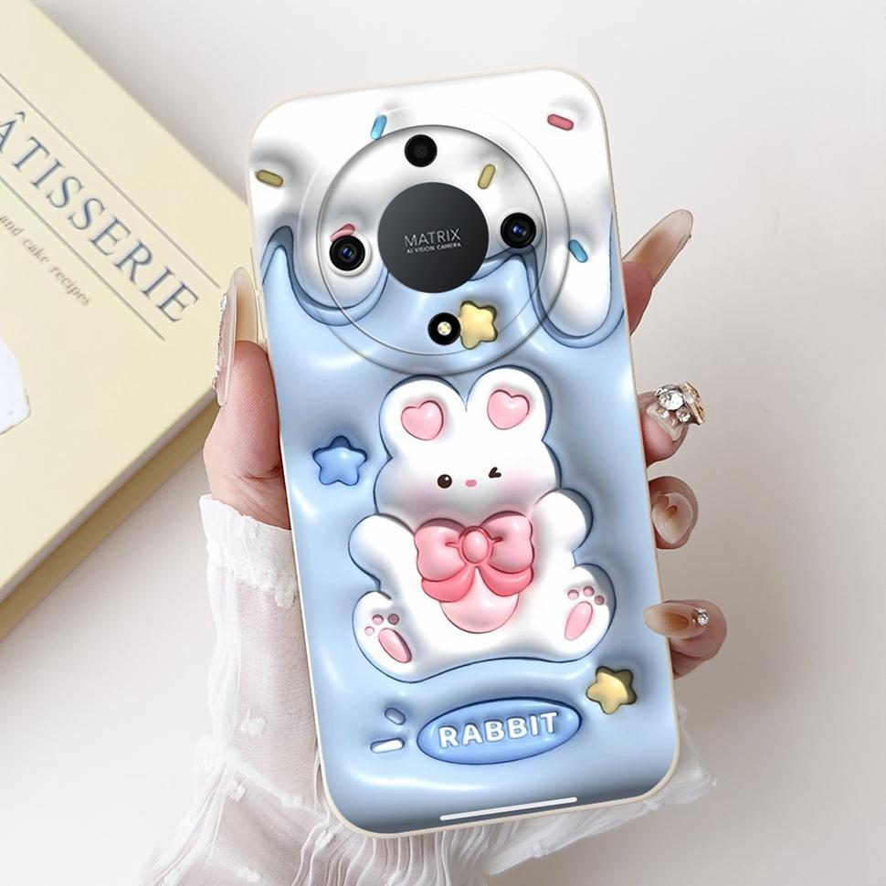 Für Honor X9a Hülle RMO-NX1 Bunte Blume Bemalte Abdeckung Weiche Silikon Handyhülle Für Huawei Honor X9 A X9a HonorX9a Hülle