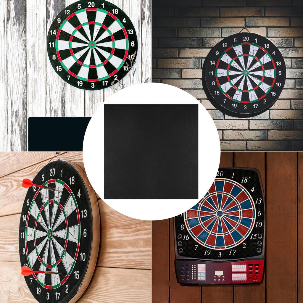 Für Dartscheibe Wandprotektor Einfache Montage Platzsparendes Design Dartscheibe Filzplatte Eva-Schaum Wandwächter Dart Zubehör Set