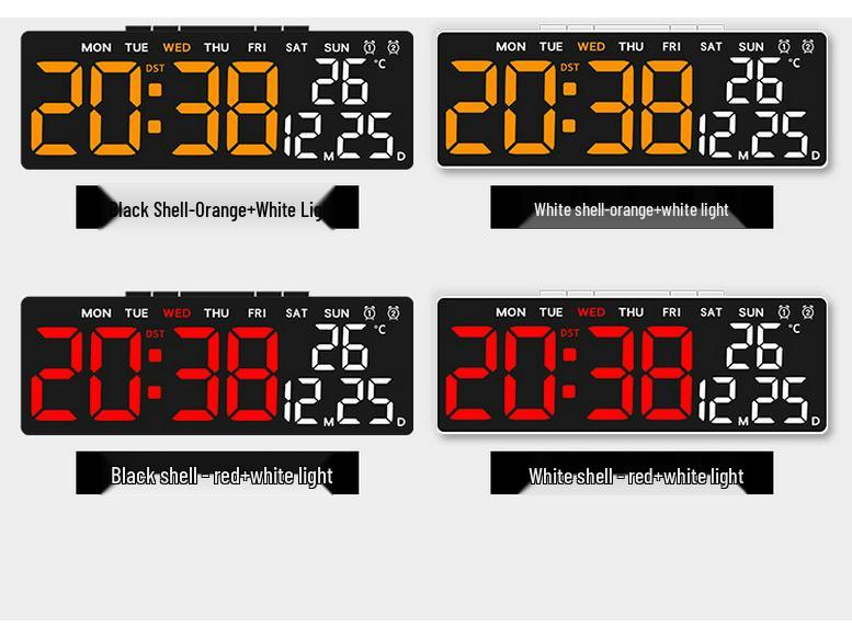 New Multi-Function LED Digital Alarm Clock with USB Output (Model 5510)