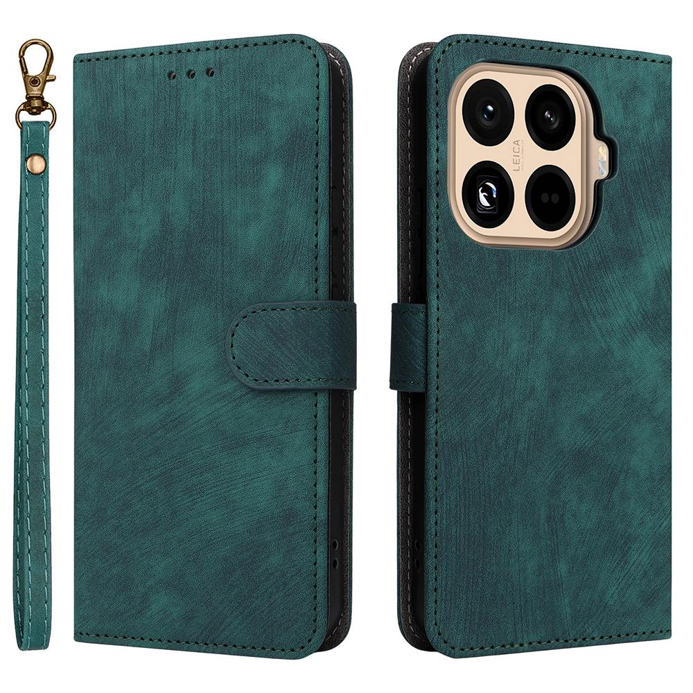 For Xiaomi 15T Pro Case Wallet RFID Blocking PU Leather Phone Cover Stand with Strap