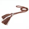 Fashion Women Thin Skinny Waistband Weave Braided Tassel Belt Dress Accessory