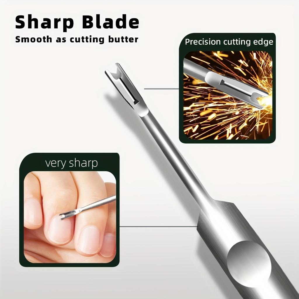 Professional Silver Stainless Steel Nail Cleaner, Trimmer Tool, Foot Set, Dead Skin Remover, Trimming Tool